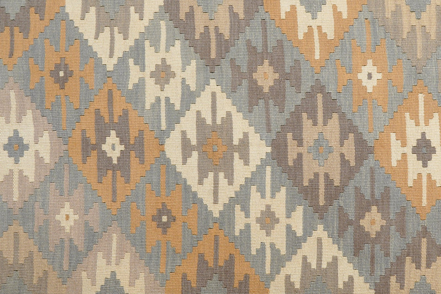 Kelim Gashgai — Handmade, 170x239 cm, Blue, 100% Virgin Wool | View 5