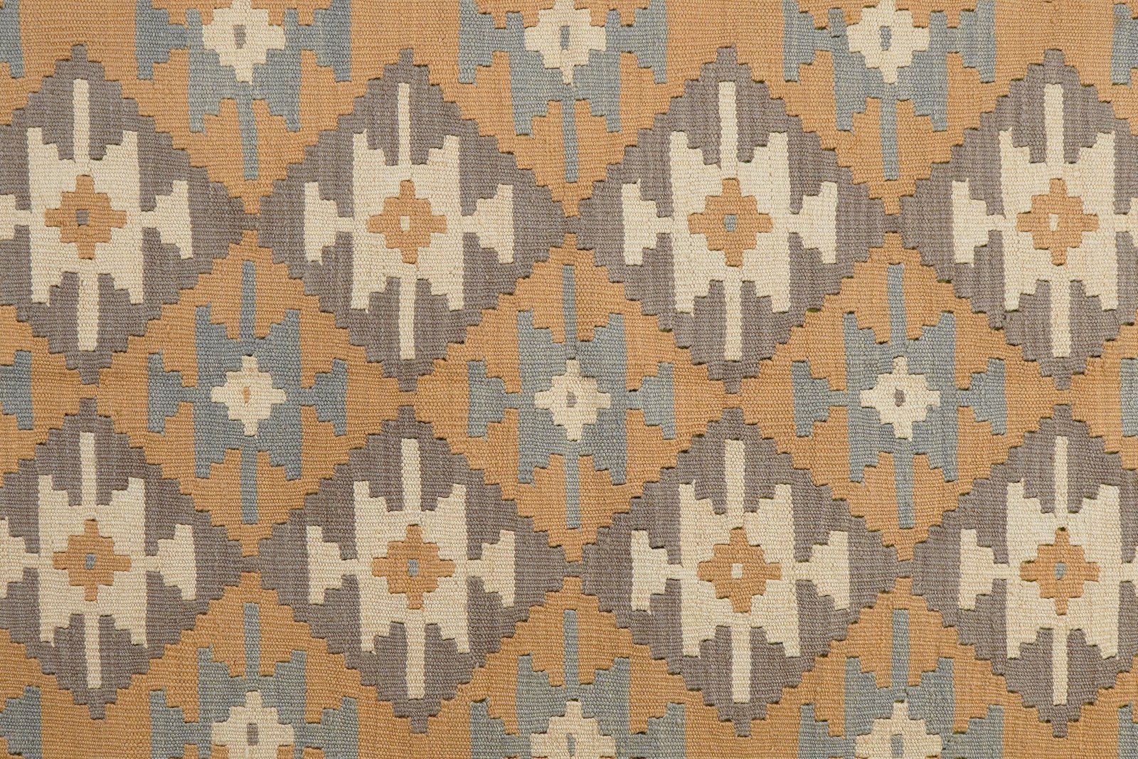 Kelim Gashgai — Handmade, 170x238 cm, Yellow, 100% Virgin Wool | View 5