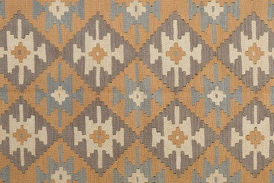 Kelim Gashgai — Handmade, 170x238 cm, Yellow, 100% Virgin Wool | View 5