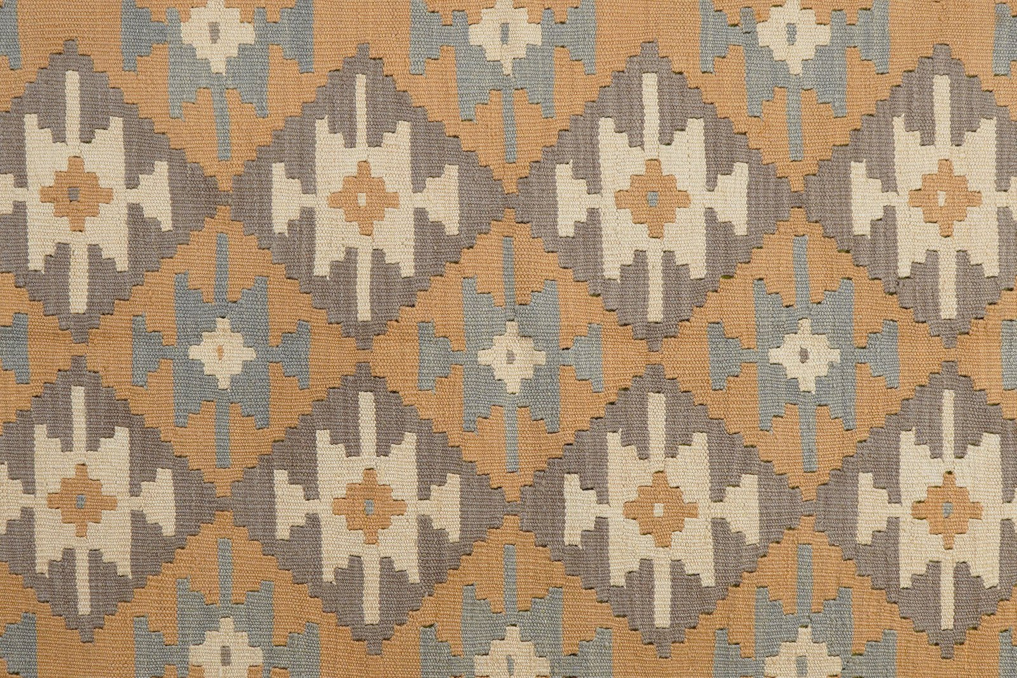 Kelim Gashgai — Handmade, 170x238 cm, Yellow, 100% Virgin Wool | View 5