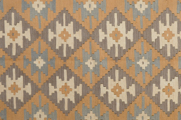 Kelim Gashgai — Handmade, 170x238 cm, Yellow, 100% Virgin Wool | View 5