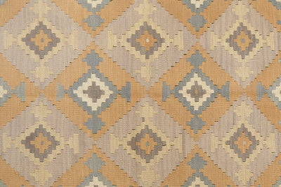 Kelim Gashgai — Handmade, 171x238 cm, Yellow, 100% Virgin Wool | View 5