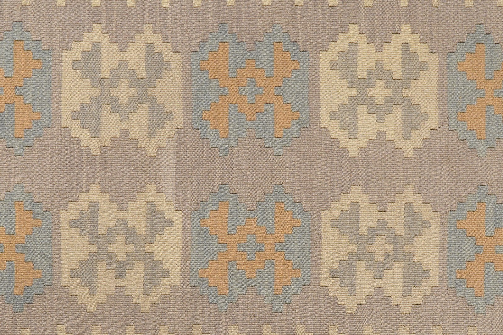 Kelim Gashgai — Handmade, 122x177 cm, Grey, 100% Virgin Wool | View 5