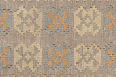 Kelim Gashgai — Handmade, 122x177 cm, Grey, 100% Virgin Wool | View 5