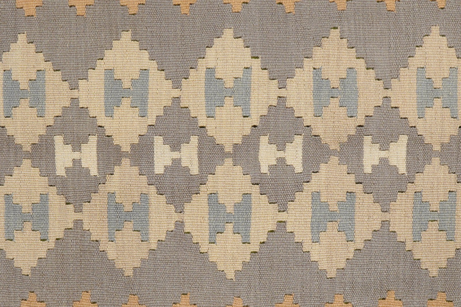 Kelim Gashgai — Handmade, 119x165 cm, Grey, 100% Virgin Wool | View 5