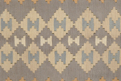Kelim Gashgai — Handmade, 119x165 cm, Grey, 100% Virgin Wool | View 5