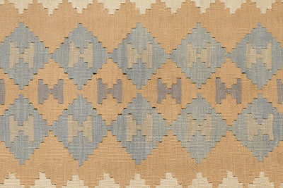 Kelim Gashgai — Handmade, 115x163 cm, Grey, 100% Virgin Wool | View 5