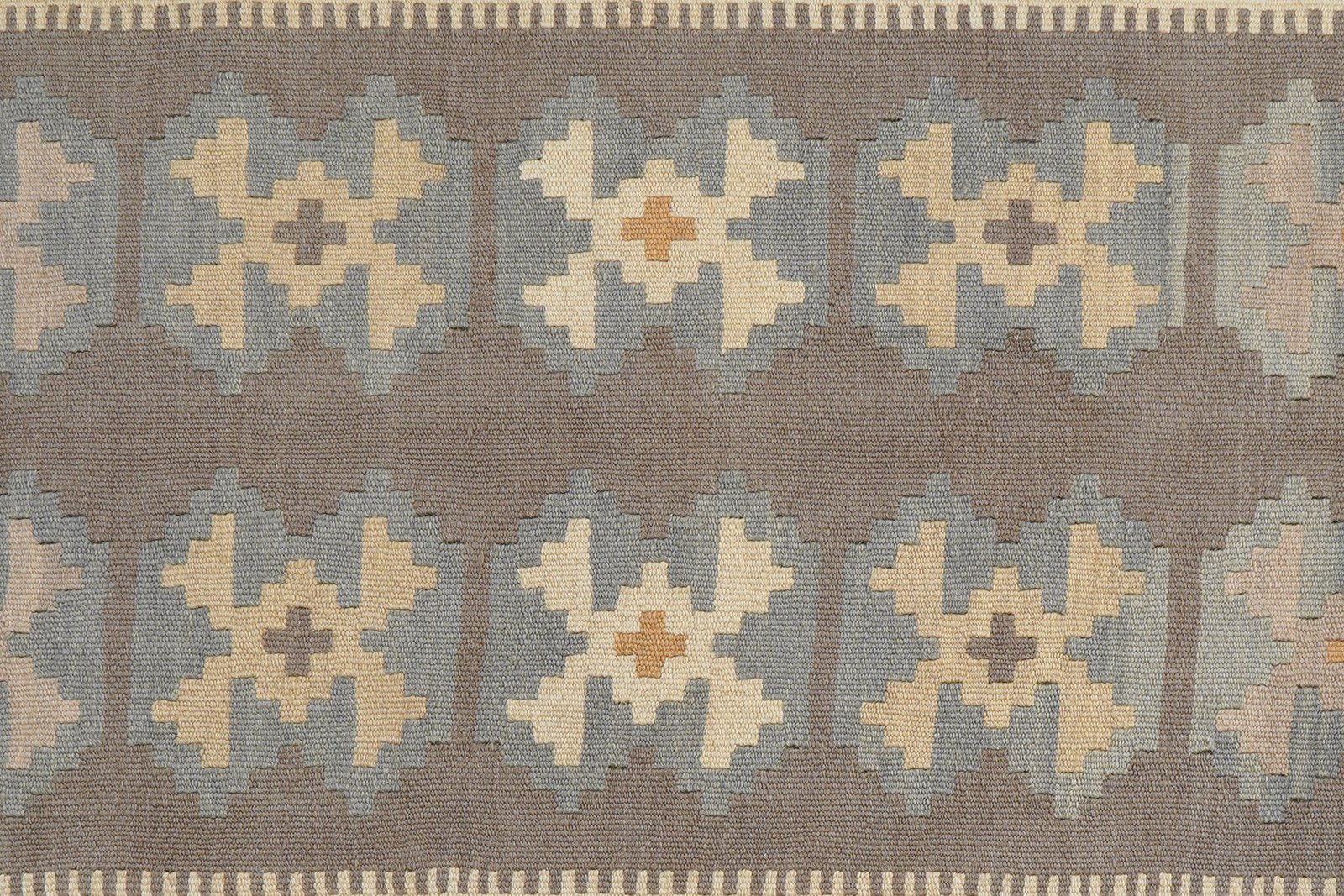 Kelim Gashgai — Handmade, 125x177 cm, Grey, 100% Virgin Wool | View 5