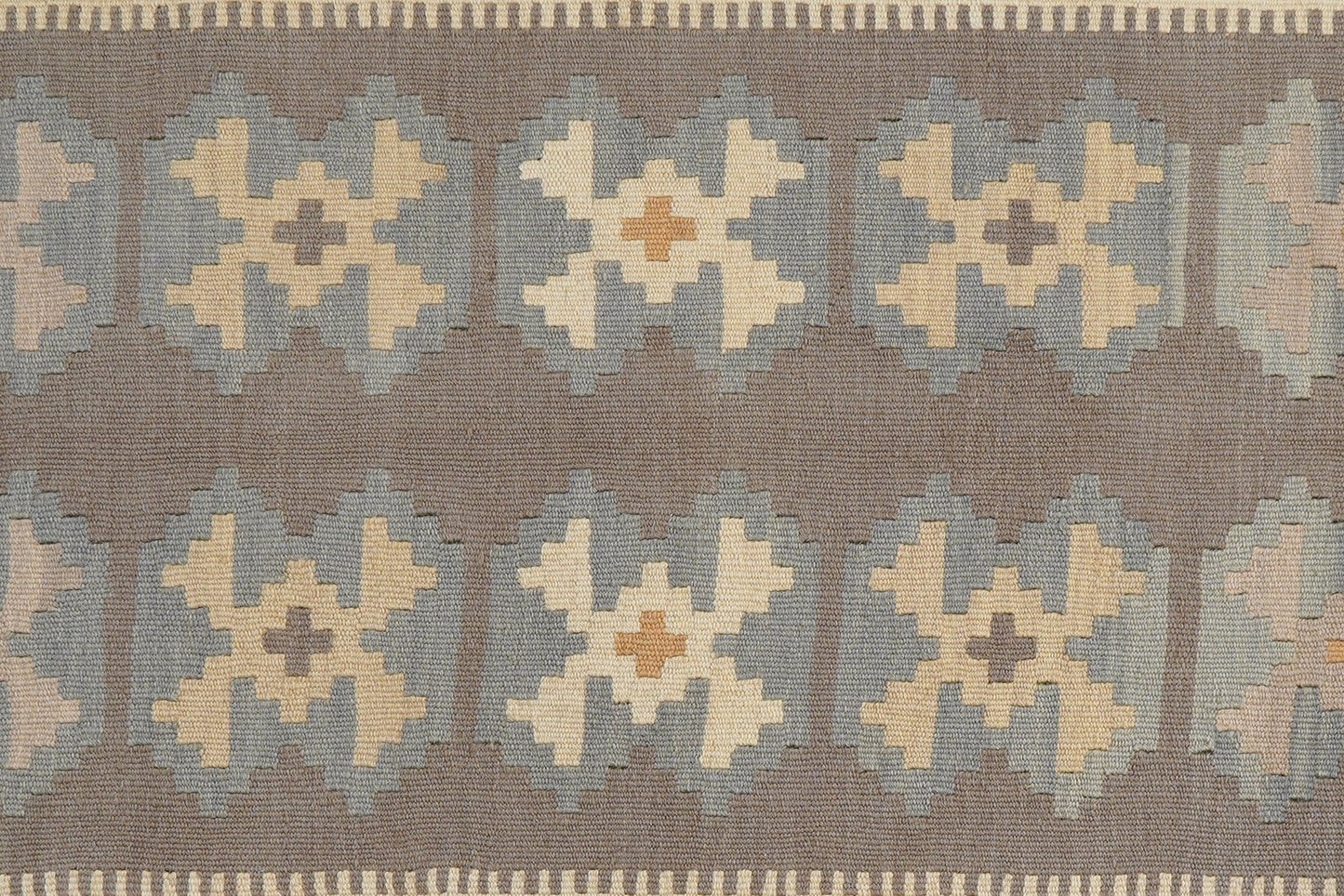Kelim Gashgai — Handmade, 125x177 cm, Grey, 100% Virgin Wool | View 5
