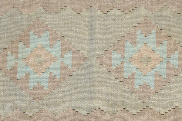 Kelim Gashgai — Handmade, 80x195 cm, Grey, 100% Virgin Wool | View 5