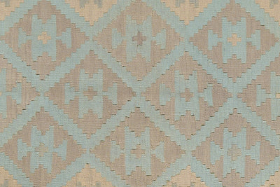Kelim Gashgai — Handmade, 127x170 cm, Green, 100% Virgin Wool | View 5