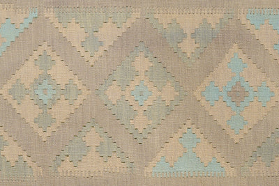 Kelim Gashgai — Handmade, 125x185 cm, Grey, 100% Virgin Wool | View 5