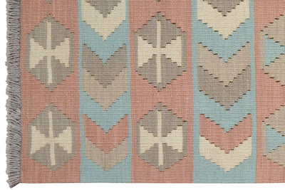 Kelim Gashgai — Handmade, 54x200 cm, Multicolor, 100% Virgin Wool | View 3