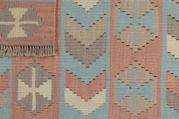 Kelim Gashgai — Handmade, 54x200 cm, Multicolor, 100% Virgin Wool | View 6