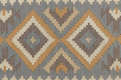 Kelim Gashgai — Handmade, 119x170 cm, Grey, 100% Virgin Wool | View 5