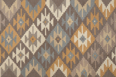 Kelim Gashgai — Handmade, 167x239 cm, Grey, 100% Virgin Wool | View 5