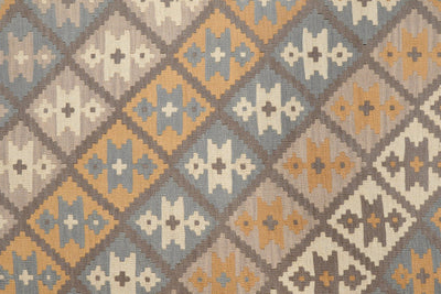 Kelim Gashgai — Handmade, 181x250 cm, Grey, 100% Virgin Wool | View 5