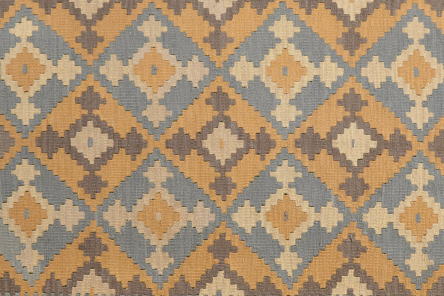 Kelim Gashgai — Handmade, 177x241 cm, Grey, 100% Virgin Wool | View 5