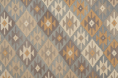 Kelim Gashgai — Handmade, 204x283 cm, Grey, 100% Virgin Wool | View 5