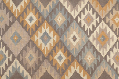 Kelim Gashgai — Handmade, 202x297 cm, Grey, 100% Virgin Wool | View 5