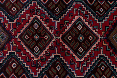 Zagheh — Handmade, 86x209 cm, Red, 100% Virgin Wool | View 6