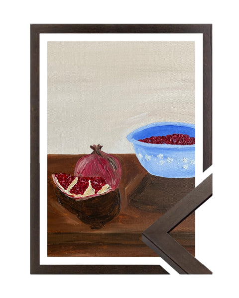 Peeled Pomegranate Fine Art Print