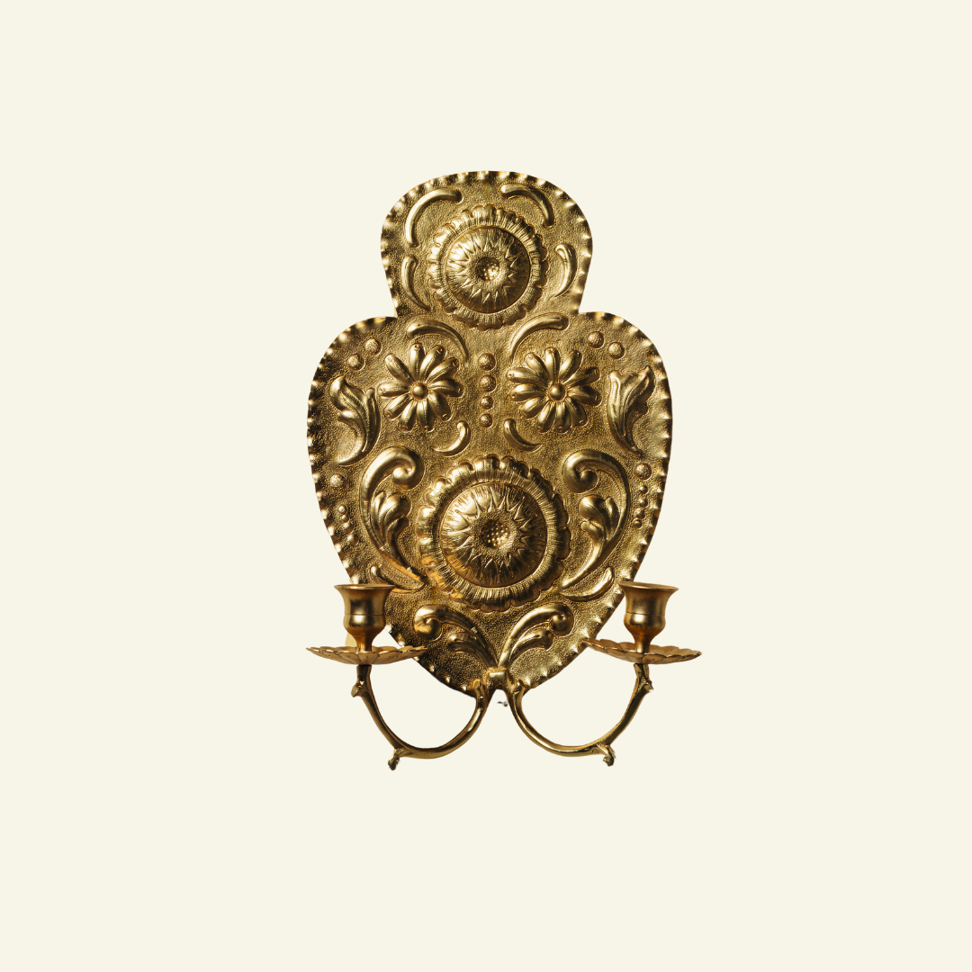 Daisy Brass Wall Sconce