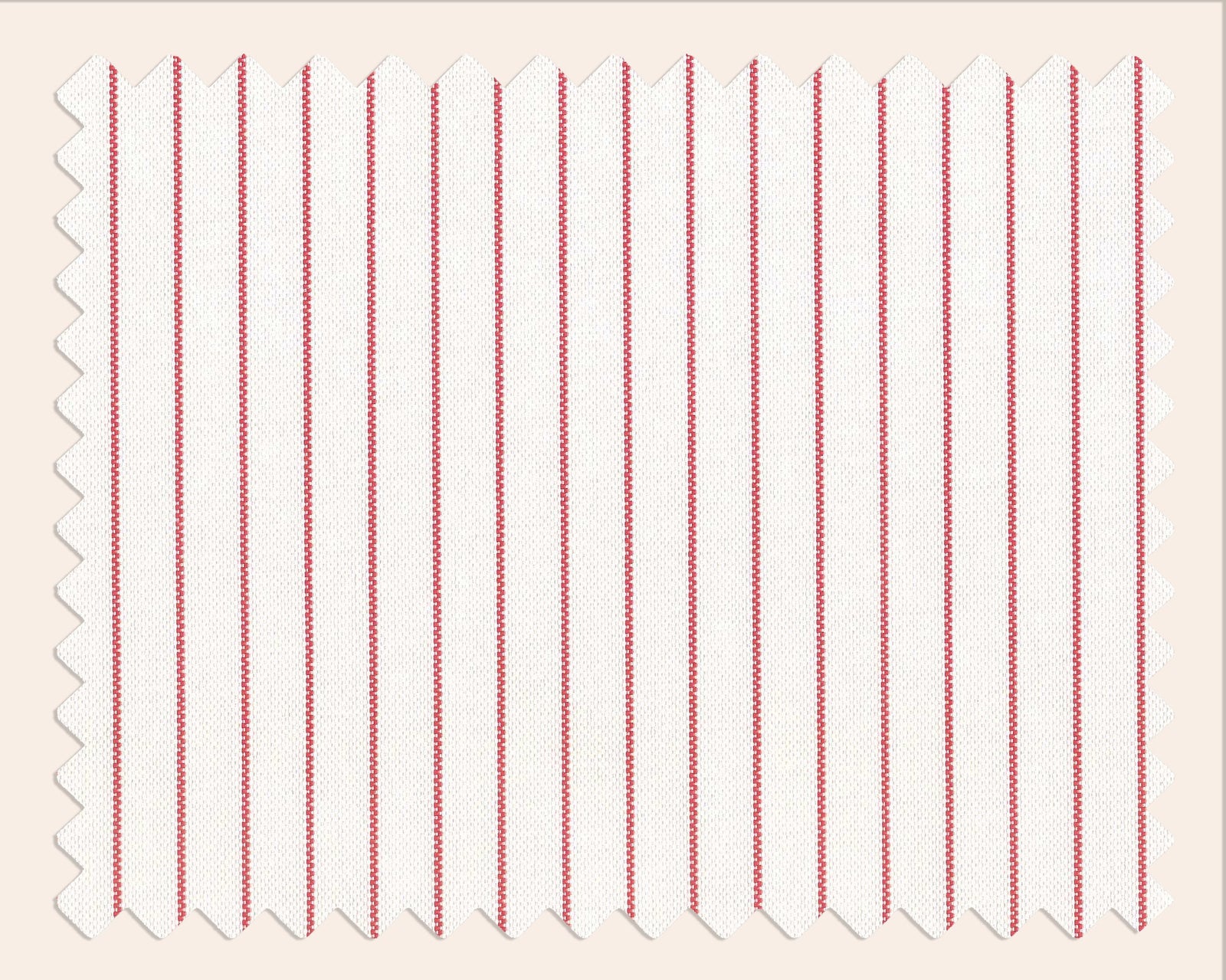 Panarea Armchair in Gelato, Red & Cream Striped Upholstery