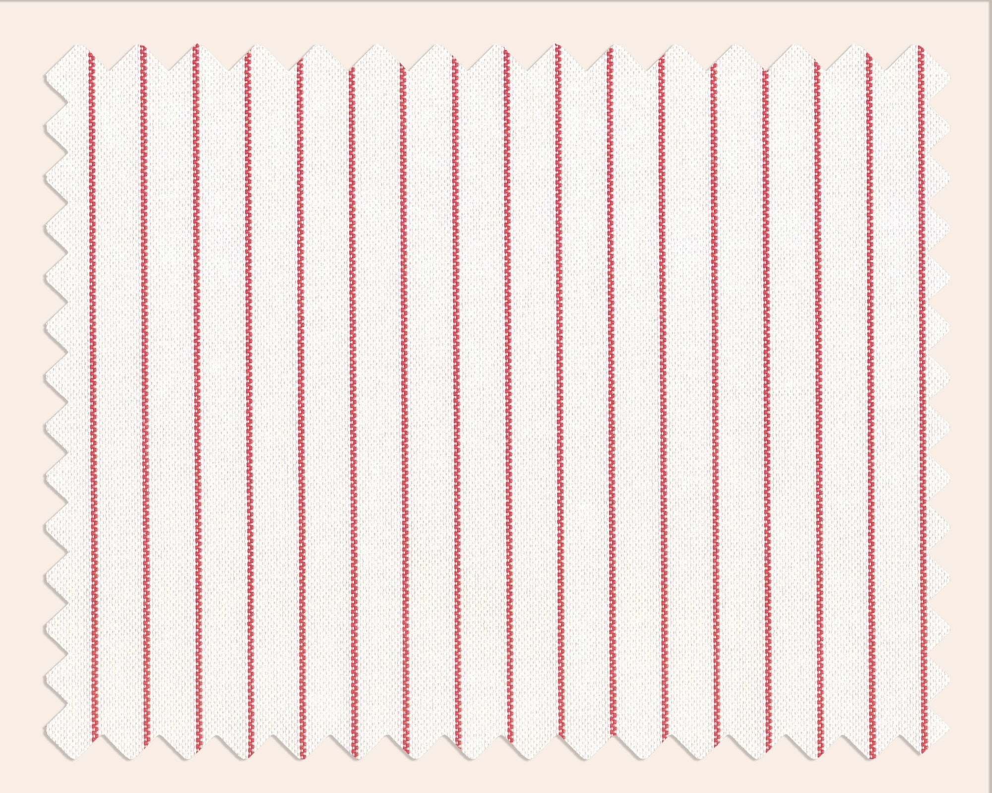 Panarea Armchair in Gelato, Red & Cream Striped Upholstery