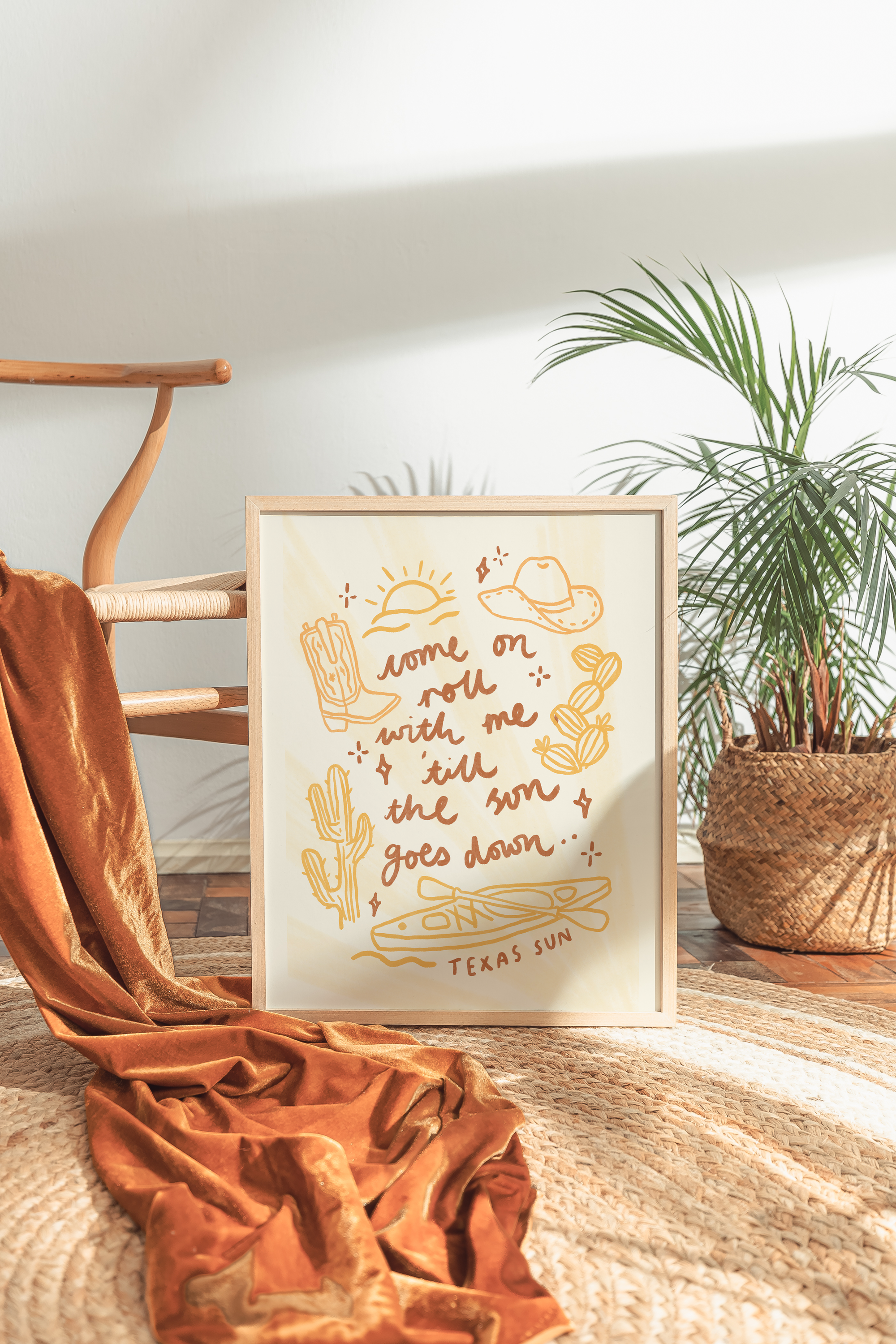 Custom "Favourite Things" Illustration Print