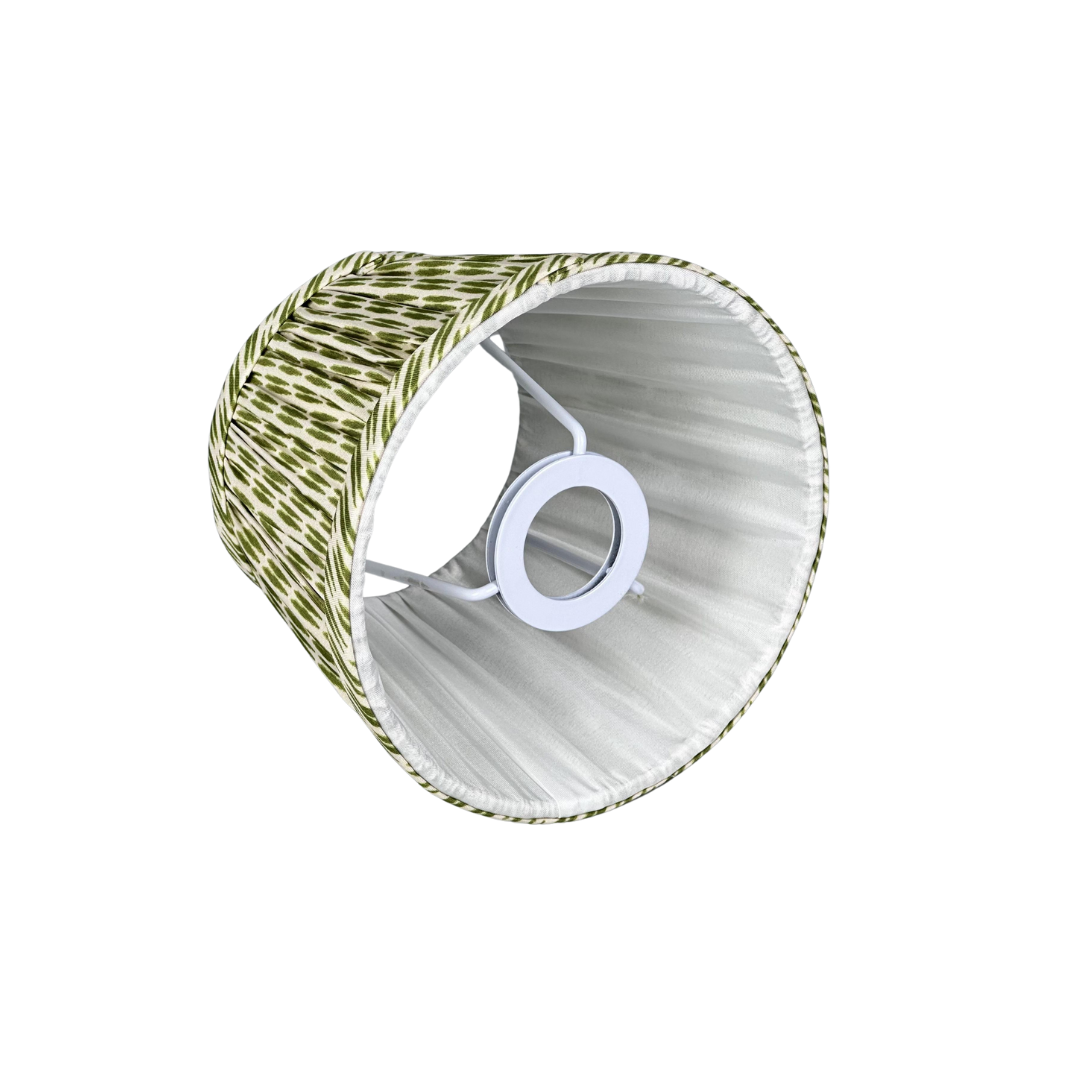 Lampshade Green Ikat