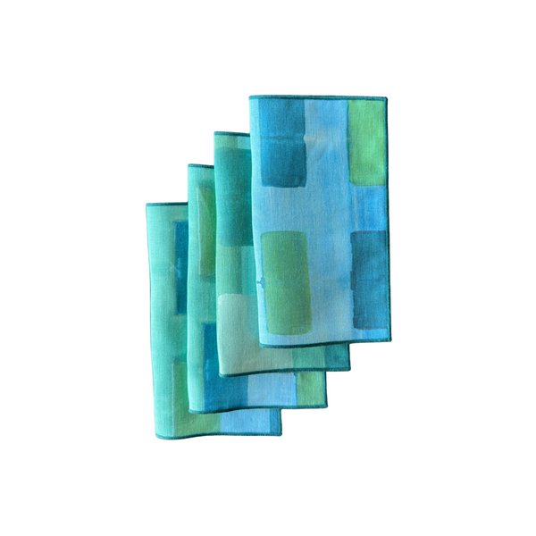 Blue Tapestry Cocktail Napkins