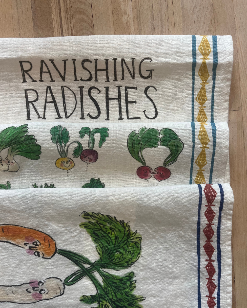 The Veg Tea Towel Set