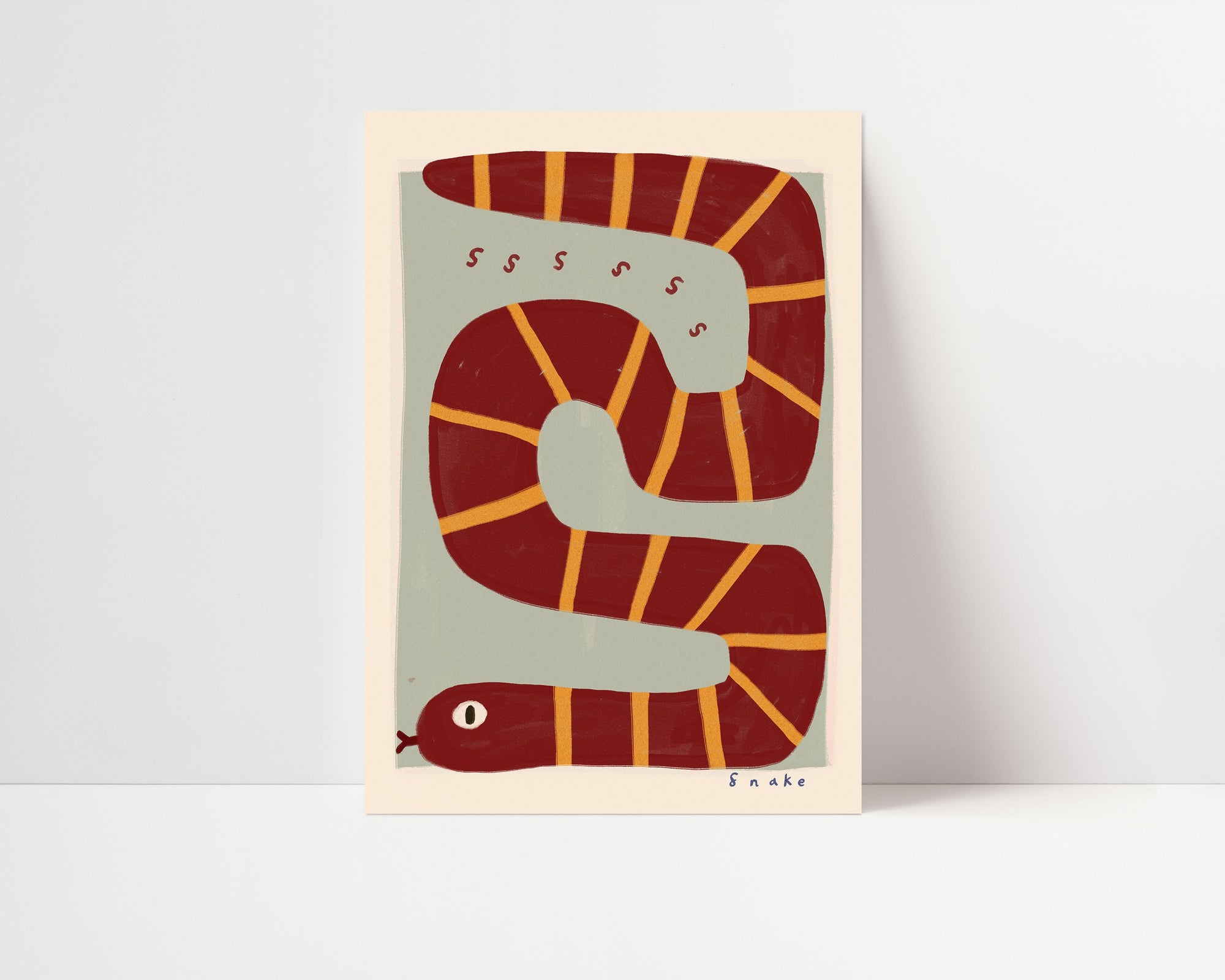 Snake | Nursery Print | UNFRAMED