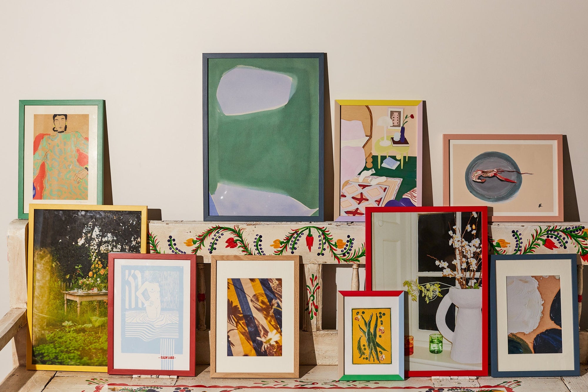Emerald Green Solid Wood Picture Frame