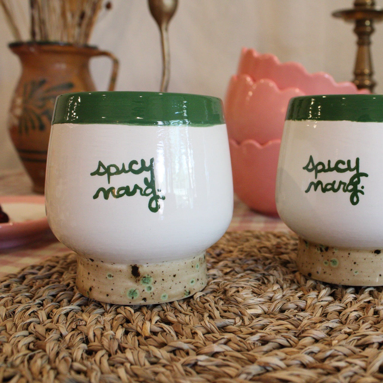 The ranch "spicy marg" Glasses/Set of Two