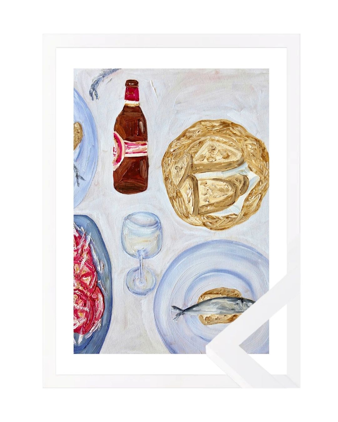 A Little Table in the Shade I Fine Art Print