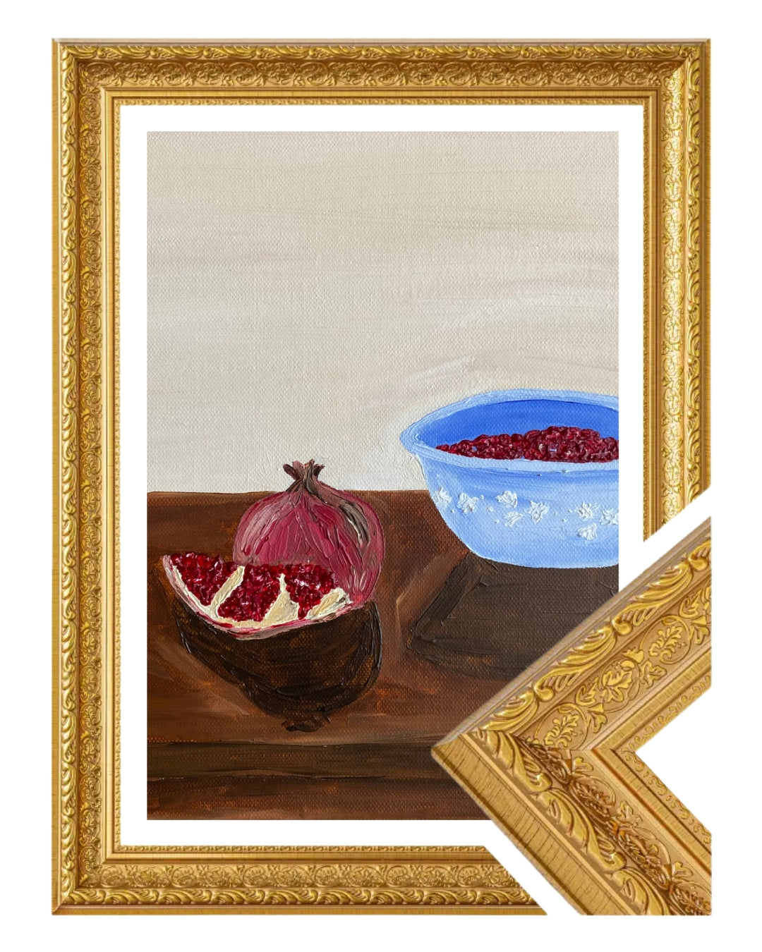 Peeled Pomegranate Fine Art Print