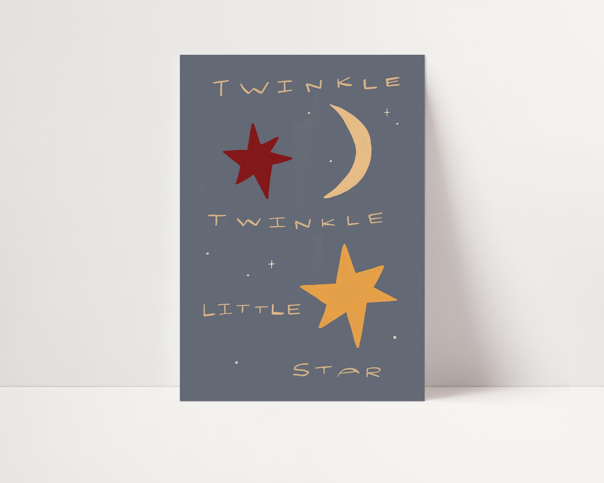 Twinkle Little Star | Nursery Print | UNFRAMED