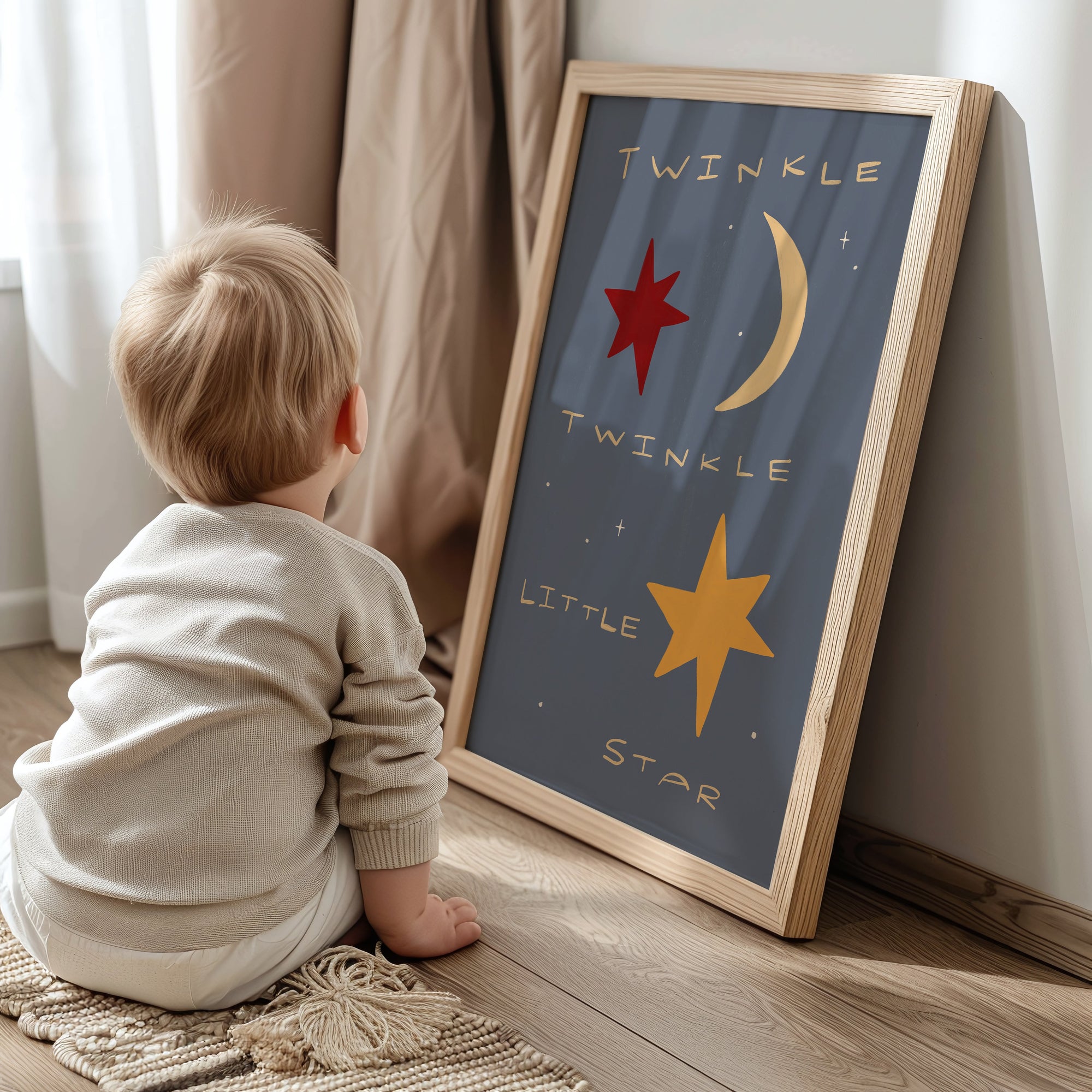 Twinkle Little Star | Nursery Print | UNFRAMED
