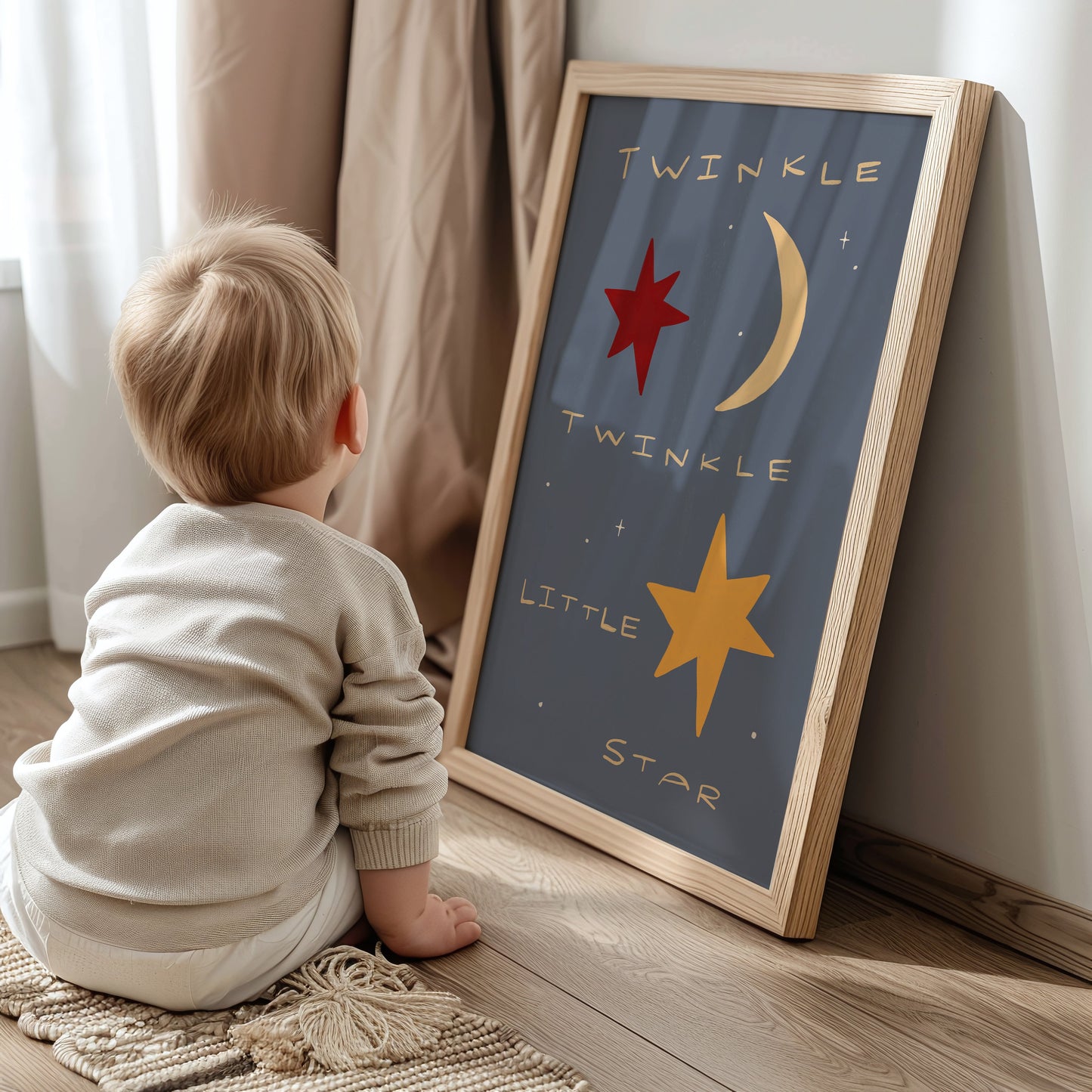 Twinkle Little Star | Nursery Print | UNFRAMED