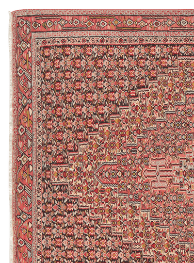 Kelim Senneh — Handmade, 242x340 cm, Multicolor, 100% Virgin Wool | View 3