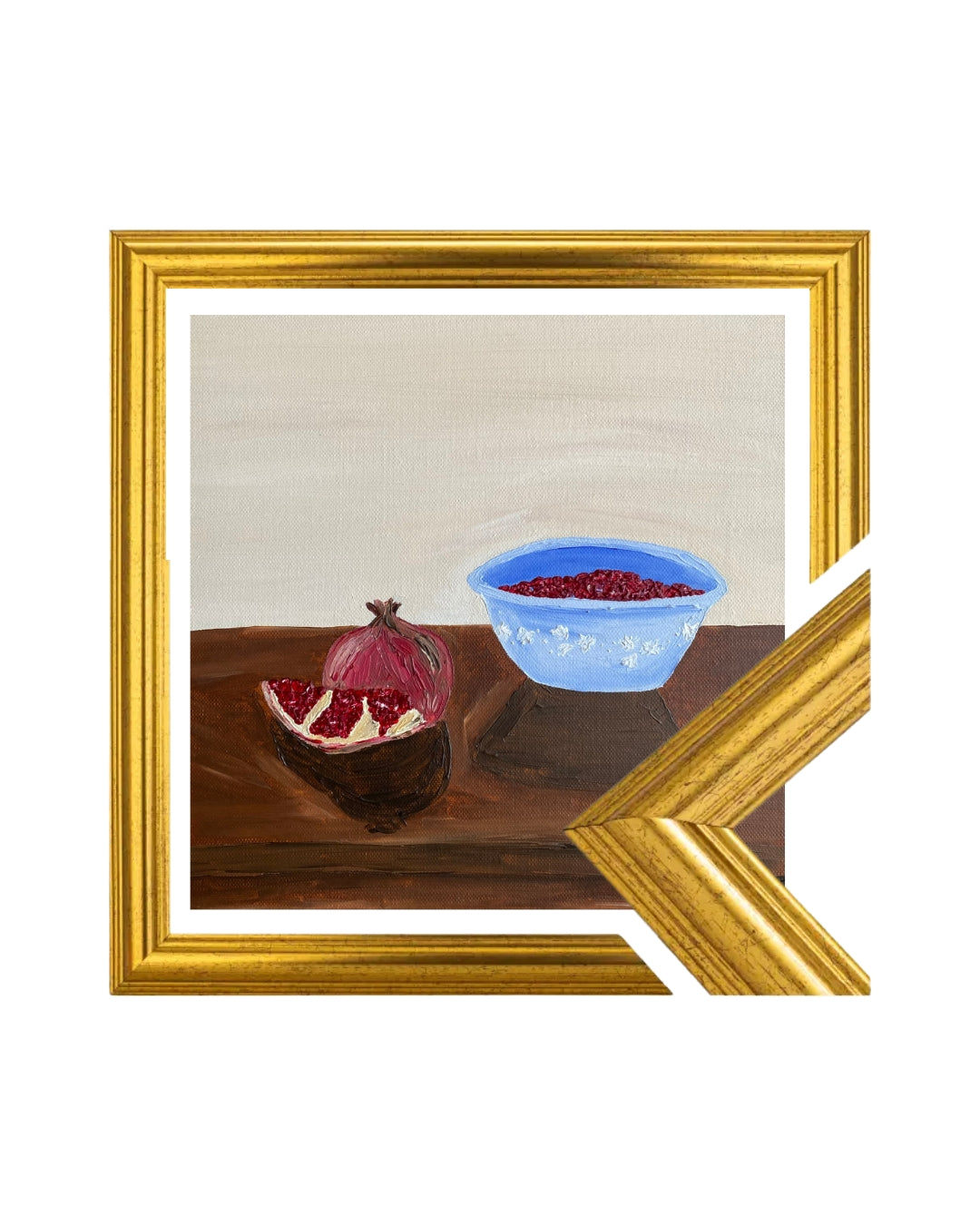 Peeled Pomegranate Fine Art Print