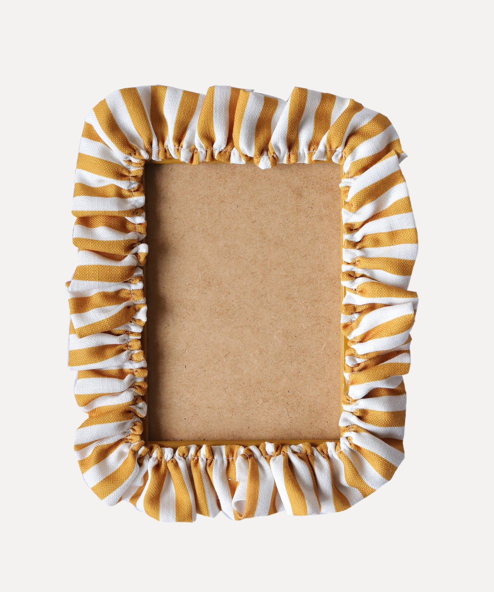 A3 Mustard Stripe Ruffle Frame