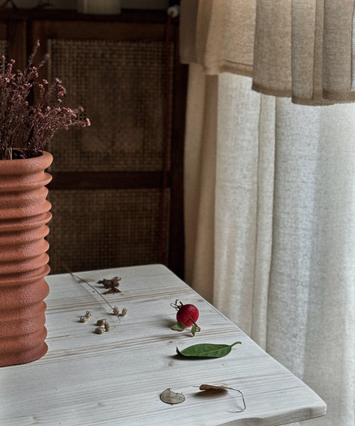 Tun | Tall Vase | Burnt Ochre