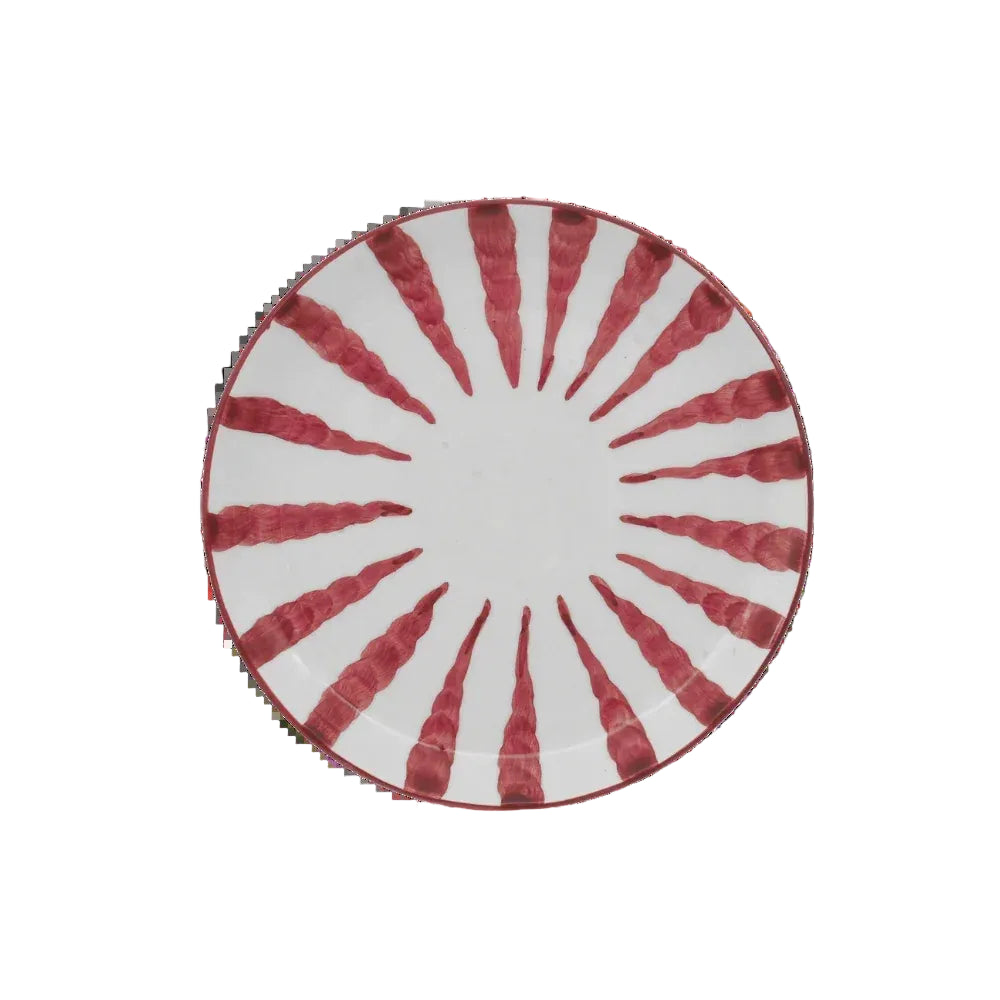 Wave Dinner Plate - Grenadine