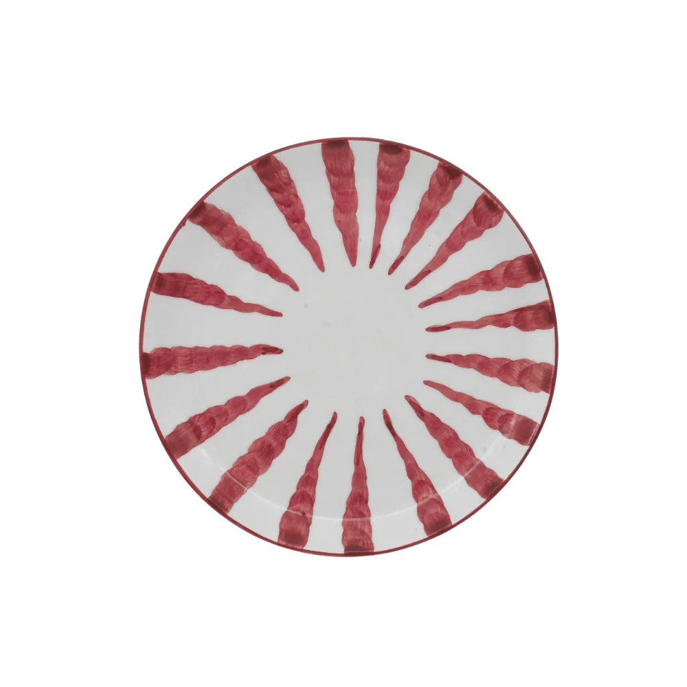 Wave Dinner Set - Grenadine - 3 Piece