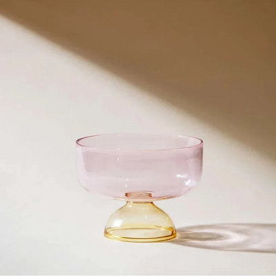 Ivy Blush Pink Dessert Snack Bowl 4x3 Inches 6.08oz Set of 4 - Casa Amarosa