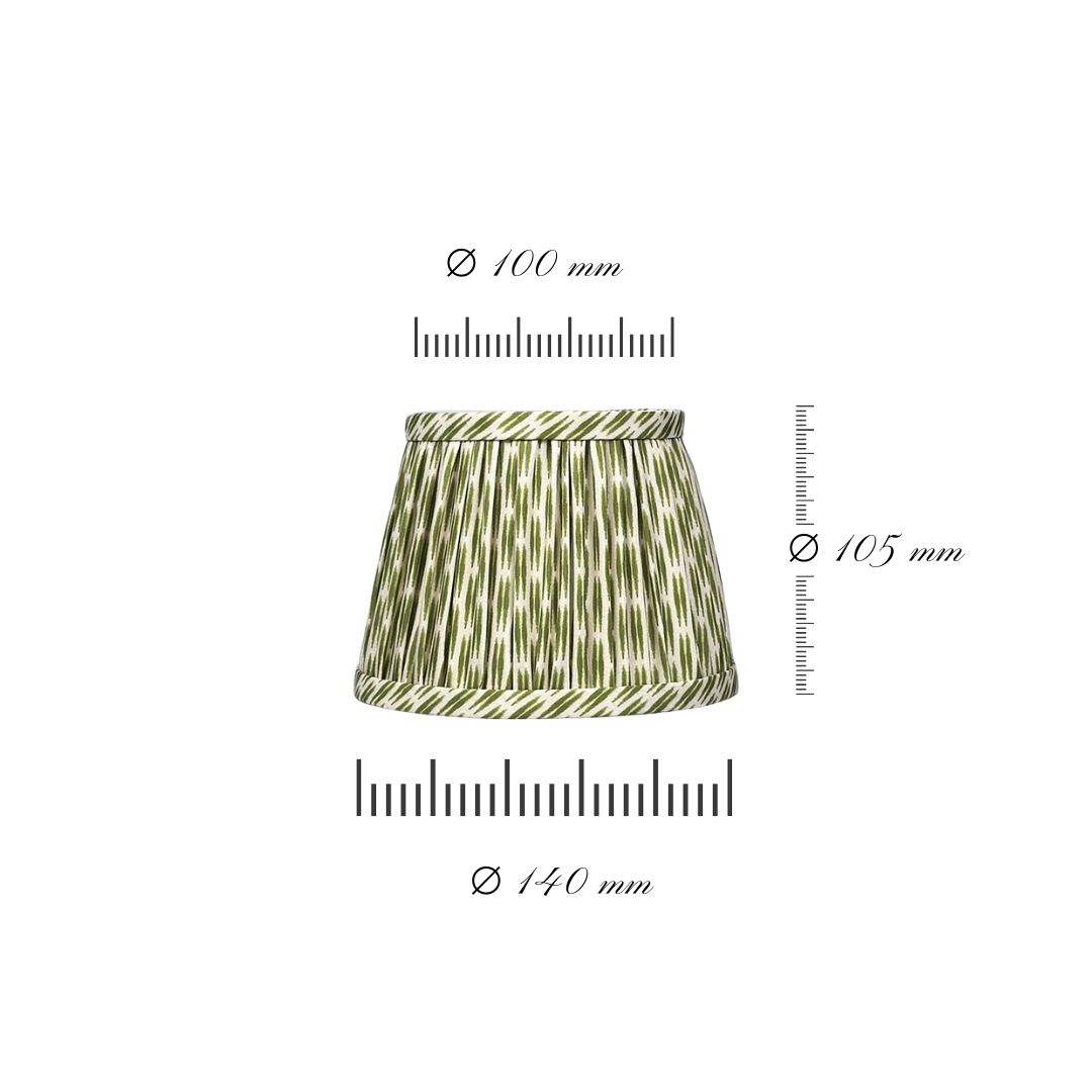 Lampshade Green Ikat
