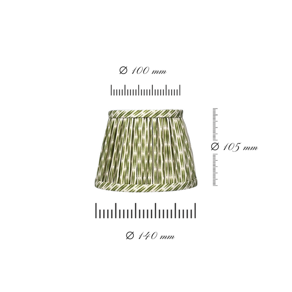 Lampshade Green Ikat
